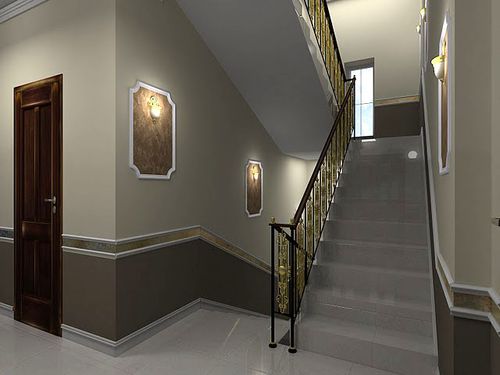 Оформление лестницы в доме