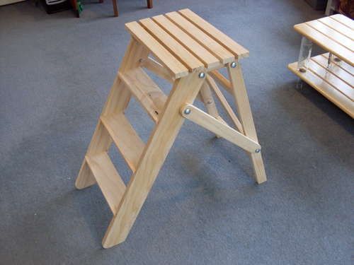 Как сделать деревянную лестницу стремянку своими руками
