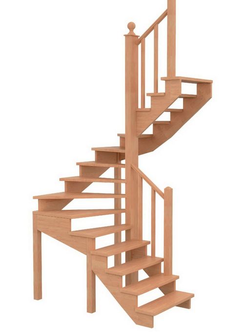 Выбираем цвета деревянных лестниц в доме