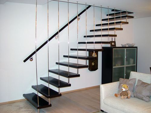 Варианты дизайна лестниц без перил в доме
